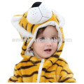 2018 beliebte süße Tiger Tier Tuch, weiche Baby Flanell Strampler Tier Onesie Pyjamas Outfits Anzug, Schlafanzug